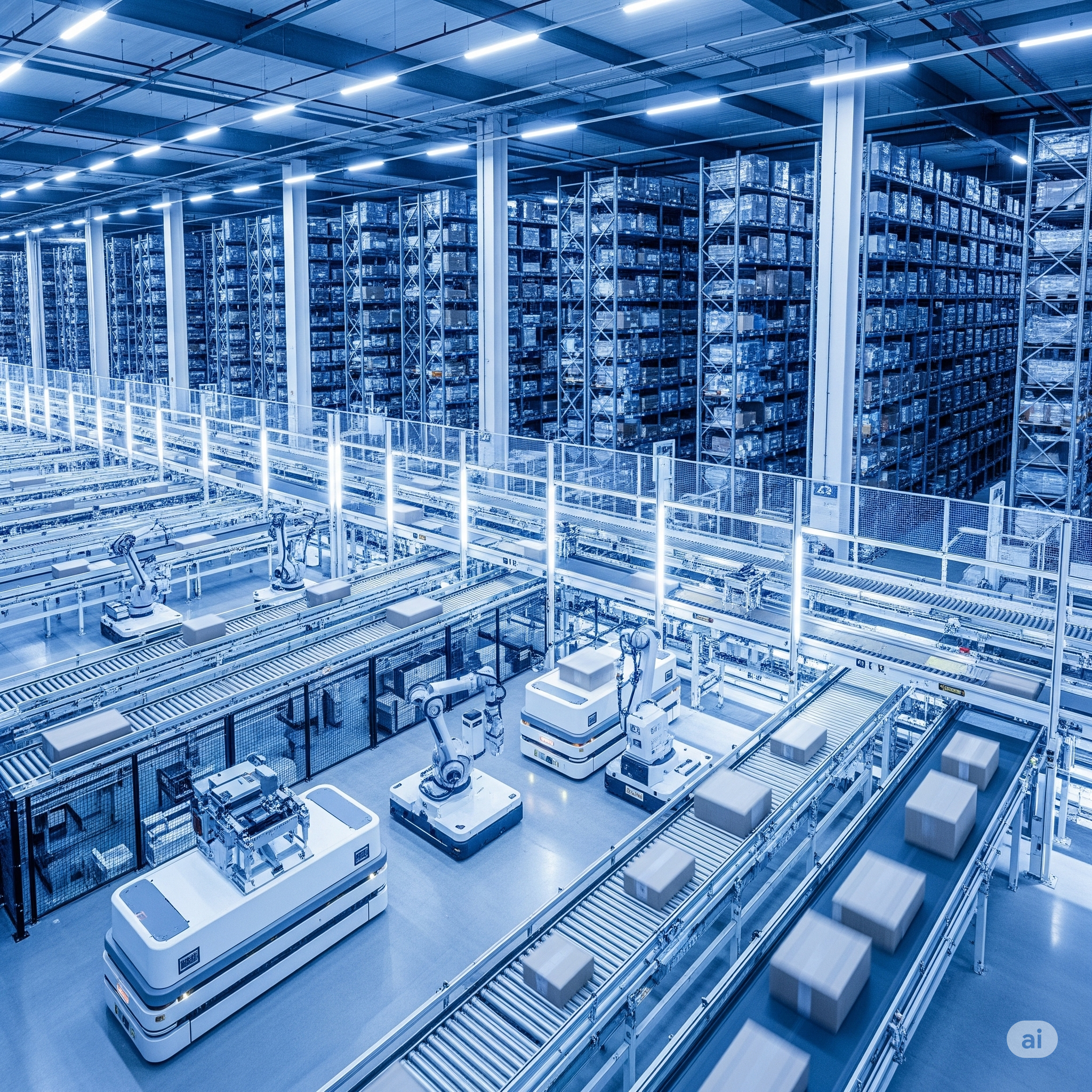 magazzino automatico gestito con simex e distanziometri laser